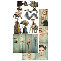 Alchemy of Art ART Extras to Cut SET 11 15x30,5cm