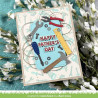 Lawn Fawn Spring Flowers Lawn Clippings Stencils 3pezzi