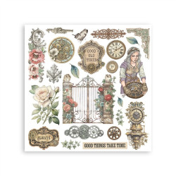 Stamperia Gardens of Time Rub-On Assortment