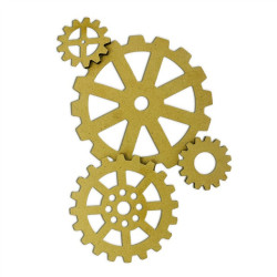 Stamperia Gardens of Time Crafty Shapes Blank Gears