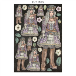 Stamperia Gardens of Time Junk Journal A5 Focus Points