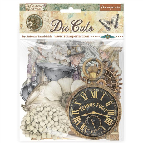 Stamperia Gardens of Time Die Cuts 38pz