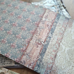 Stamperia Gardens of Time MAXI Backgrounds Paper Pack 30x30cm