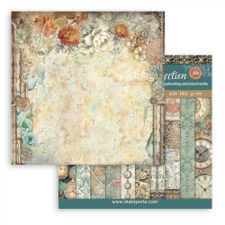 Stamperia Gardens of Time MAXI Backgrounds Paper Pack 30x30cm