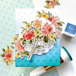 PINKFRESH STUDIO The Daydream Edit Washi Tape Blooming Daydream