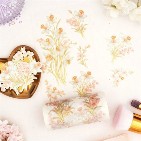 PINKFRESH STUDIO The Daydream Edit Washi Tape Whispering Daffodils