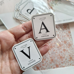 Florileges Die Cuts GRANDES LETTRES MURMURES