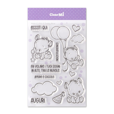 Timbro Clear-Mi 2664-CLEM-D Teddy Bear