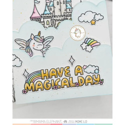 Mama Elephant CASTLE IN THE SKY Clear Stamp