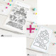 Mama Elephant CASTLE IN THE SKY SET Clear Stamp + CUTS