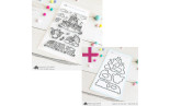 Mama Elephant CASTLE IN THE SKY SET Clear Stamp + CUTS