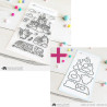 Mama Elephant CASTLE IN THE SKY SET Clear Stamp + CUTS