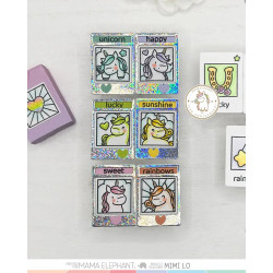 Mama Elephant LIL UNICORN DOCKET Clear Stamp