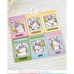 Mama Elephant LIL UNICORN DOCKET Clear Stamp