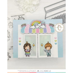 Mama Elephant My Lucky Unicorn SET Clear Stamp + CUTS