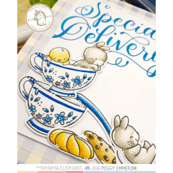Mama Elephant TEA FOR TWO Clear Stamp