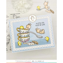 Mama Elephant TEA FOR TWO Clear Stamp