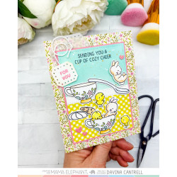 Mama Elephant TEA FOR TWO Clear Stamp