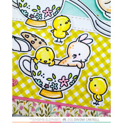 Mama Elephant TEA FOR TWO Clear Stamp