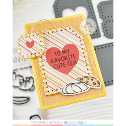 Mama Elephant TEA FOR TWO Clear Stamp