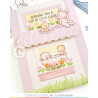 Mama Elephant TEA FOR TWO SET Clear Stamp + CUTS