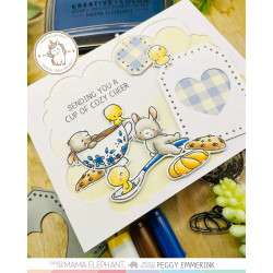 Mama Elephant Stitched Tea Tags CREATIVE CUTS