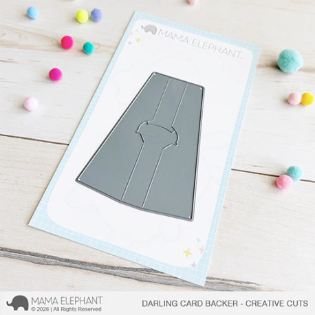 Mama Elephant Darling Card Backer CREATIVE CUTS