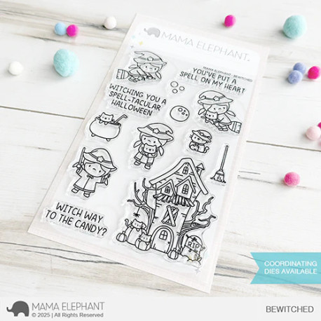 Mama Elephant Bewitched Clear Stamp