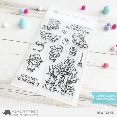 Mama Elephant Bewitched Clear Stamp