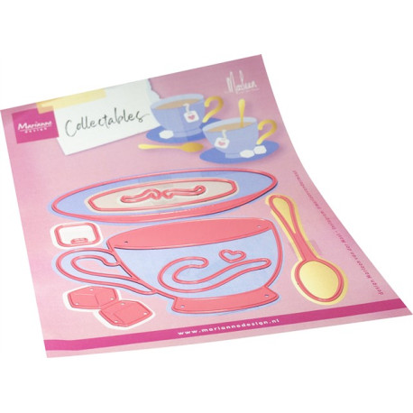 Marianne Design Collectables Cup & Saucer by Marleen