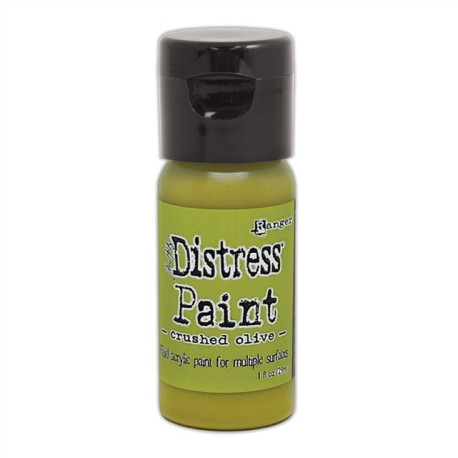 Tim Holtz Distress Paint Flip Top Crushed Olive