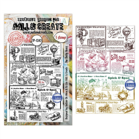 AALL & Create Stamp Set A6 1342 The Daily News
