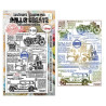 AALL & Create Stamp Set A6 1343 Global Gazette