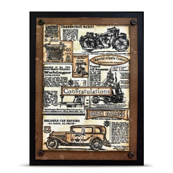 AALL & Create Stamp Set A6 1343 Global Gazette