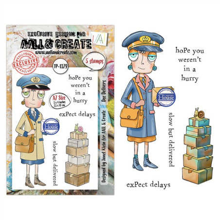AALL & Create Stamp Set A7 1379 Dee Delivers