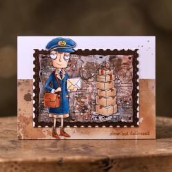 AALL & Create Stamp Set A7 1379 Dee Delivers