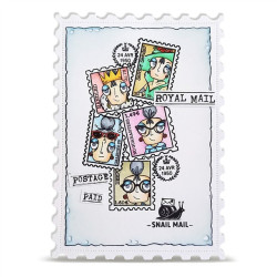 AALL & Create Stamp Set A7 1380 Postal Bits