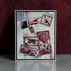 AALL & Create Stamp Set A6 1443 Miniature Postage Stamps
