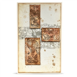 AALL & Create Stamp Set A6 1443 Miniature Postage Stamps