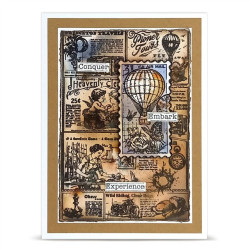 AALL & Create Stamp Set A6 1443 Miniature Postage Stamps