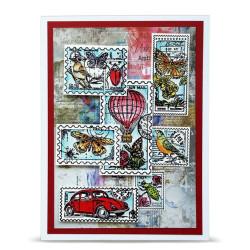 AALL & Create Stamp Set A6 1443 Miniature Postage Stamps