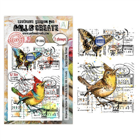 AALL & Create Stamp Set A7 1447 Song From Torino