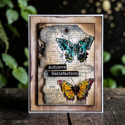 AALL & Create Stamp Set A7 1448 Chrono-Stamped Tag