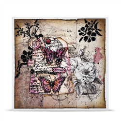 AALL & Create Stamp Set A7 1448 Chrono-Stamped Tag