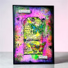 AALL & Create Stamp Set A7 1448 Chrono-Stamped Tag
