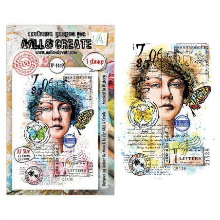 AALL & Create Stamp Set A7 1449 Marked In History