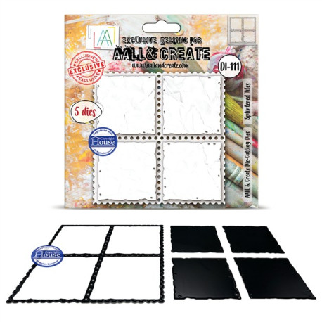 Aall&Create Cutting Dies 111 Splintered Tiles