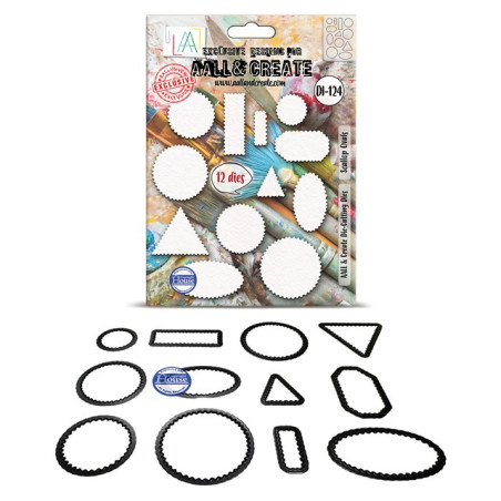 Aall&Create Cutting Dies 124 Scallop Ovals