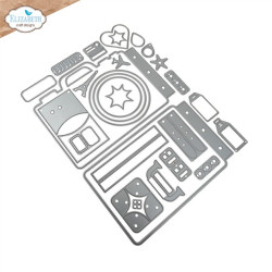 Elizabeth Craft Designs Destination Fun Die Camera and Suitcase Build a Book