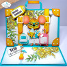 Elizabeth Craft Designs Destination Fun Die Camera and Suitcase Build a Book